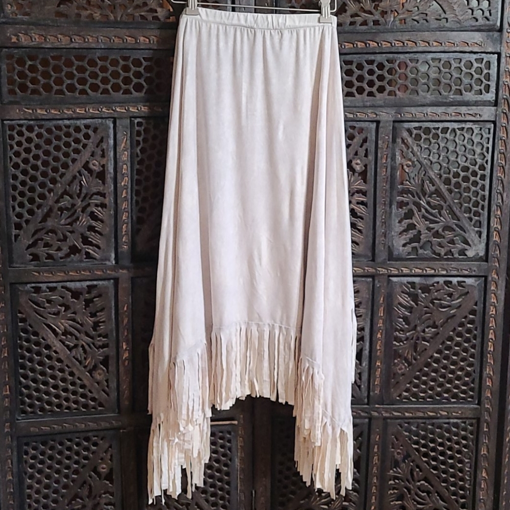 Rock Etiquette Faux Suede Skirt